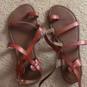 Cross Over Sandals